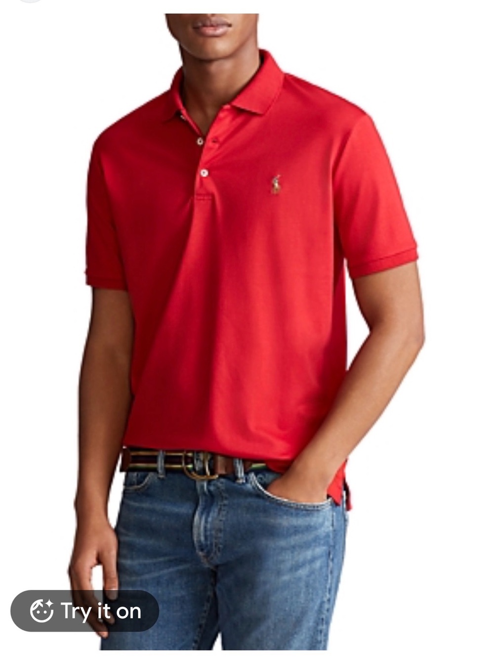 Polo by Ralph Lauren Red Short-Sleeve Classic Polo